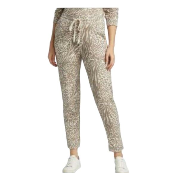 Rails Natural Animal Spots Crean/Tan Joggers - Picture 1 of 10